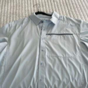 Arcteryx button up short sleeve light blue XL excellent condition